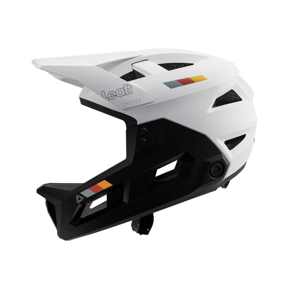 Capacete MTB Enduro 2.0 Branco/Preto - Leatt