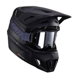 Capacete Moto 7.5 com Óculos Preto - Leatt