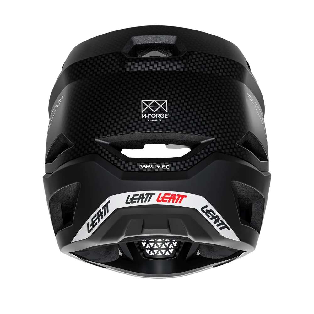 Capacete Mtb Gravity Carbono 6.0 Branco e Preto - Leatt