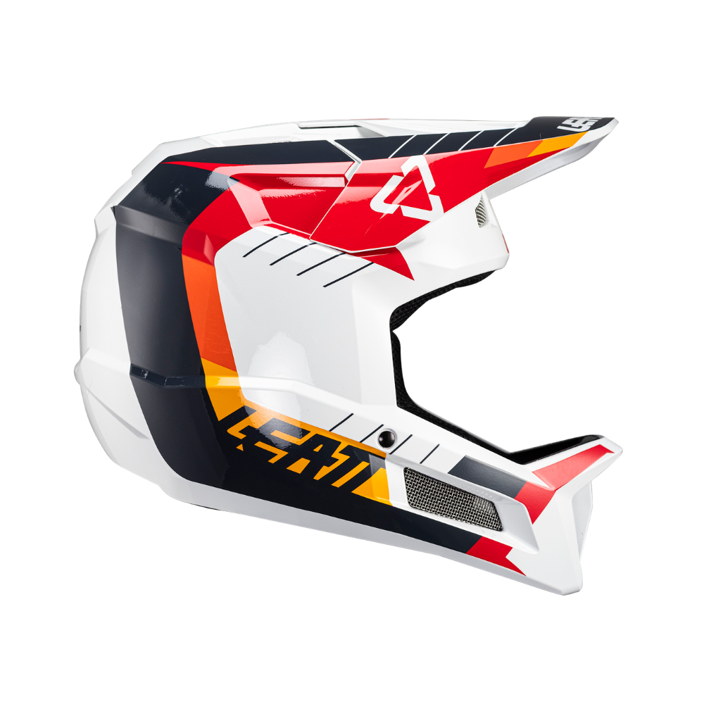 Capacete Mtb Gravity 2.0 Branco e Vermelho - Leatt