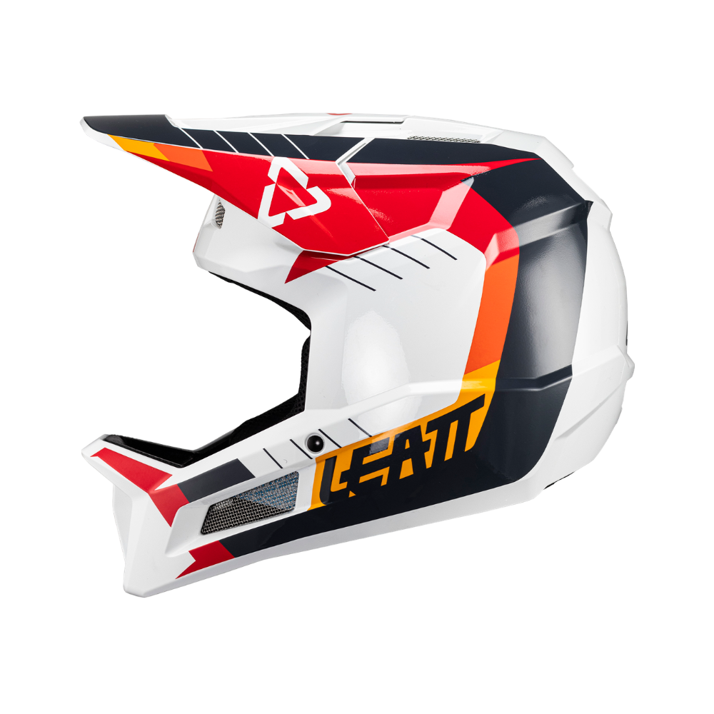 Capacete Mtb Gravity 2.0 Branco e Vermelho - Leatt