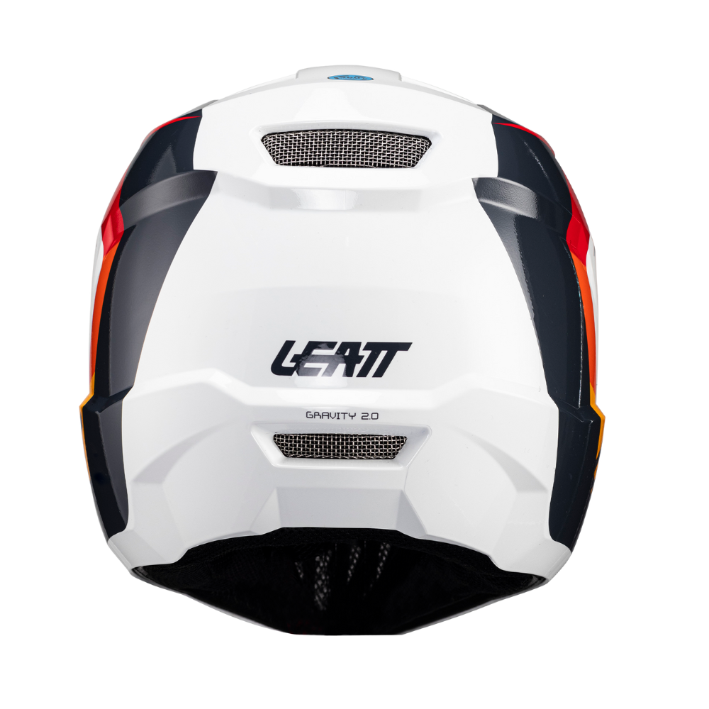 Capacete Mtb Gravity 2.0 Branco e Vermelho - Leatt