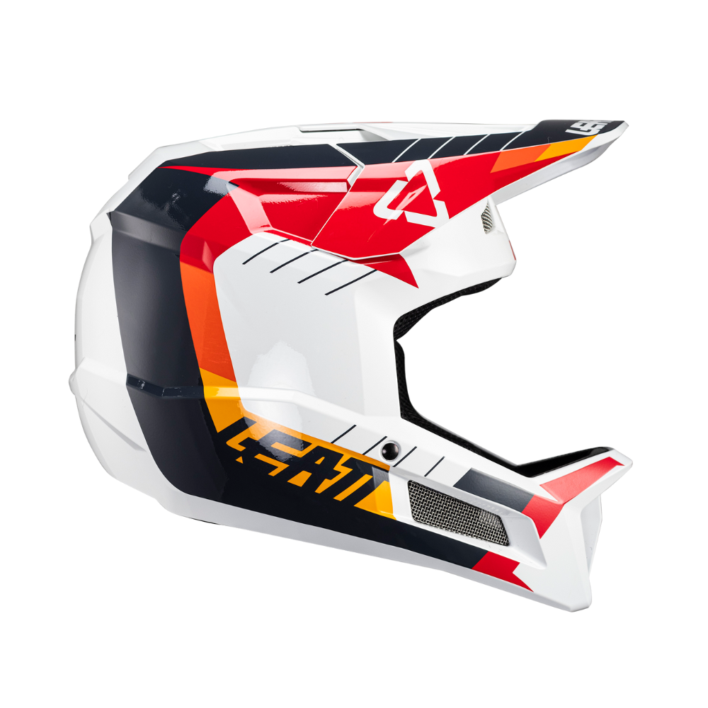 Capacete Mtb Gravity 2.0 Branco e Vermelho - Leatt