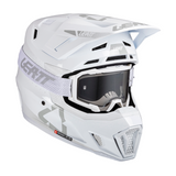 Capacete Moto 7.5 com Óculos Branco - Leatt