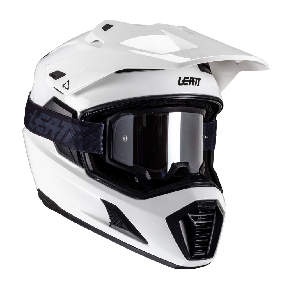 Capacete Adventure 8.5 com Óculos Branco - Leatt