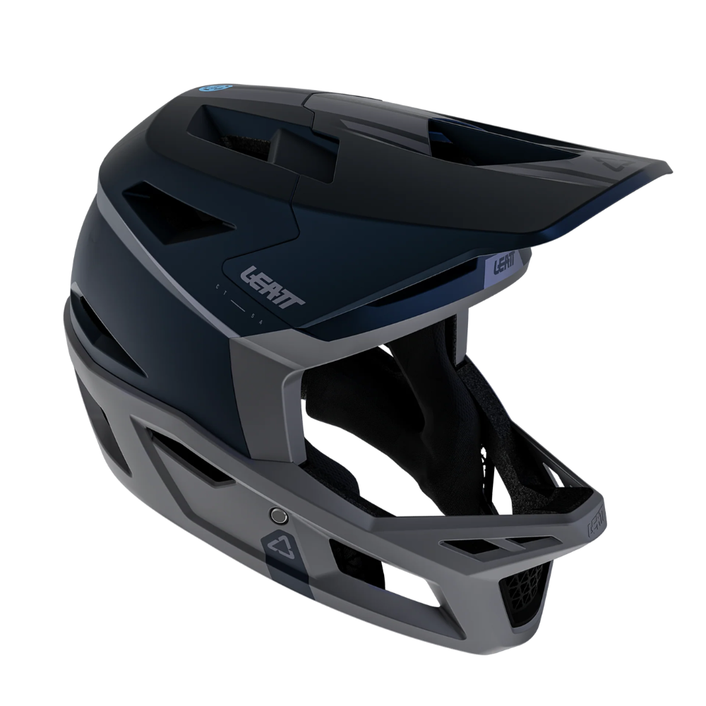 Capacete MTB Gravity 4.0 Preto com Cinza - Leatt
