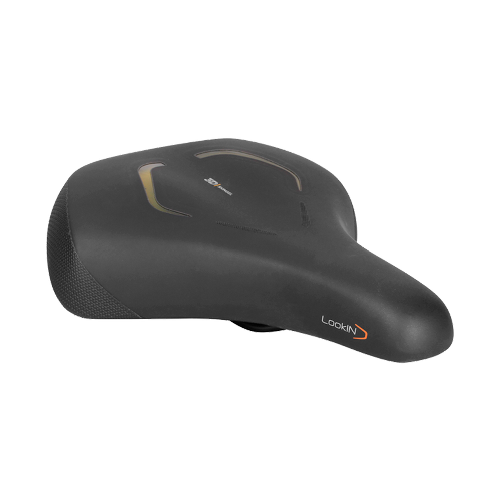 Banco MTB Selim Gel Lookin Relaxed Passeio Com Blister Preto - Selle Royal