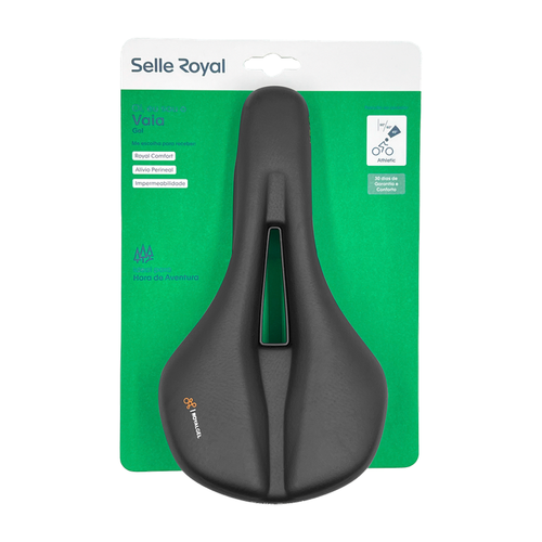 Banco MTB Selim Gel Vaia Anatômico Com Blister - Selle Royal