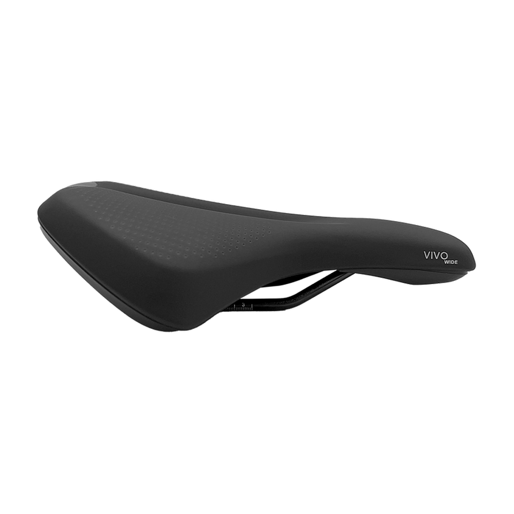 Banco MTB Selim Gel Vivo Ergo Wide Largo Preto - Selle Royal