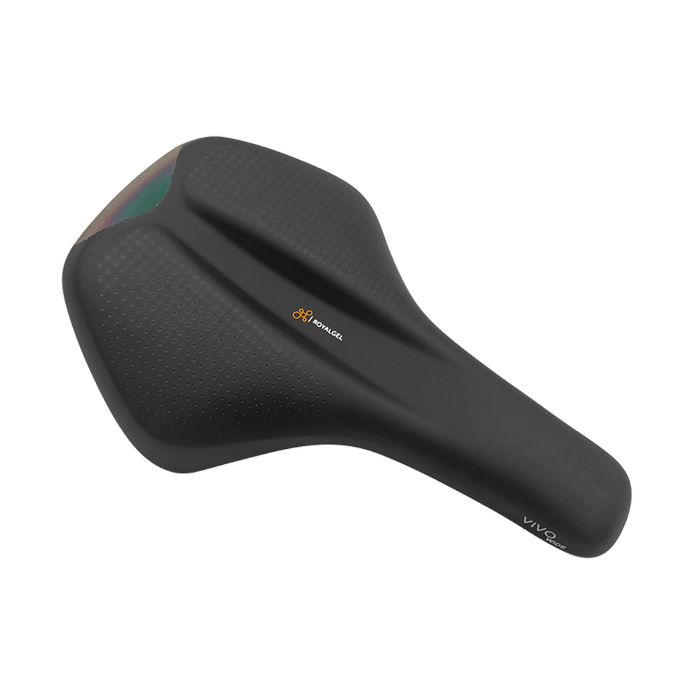 Banco MTB Selim Gel Vivo Ergo Wide Largo Preto - Selle Royal