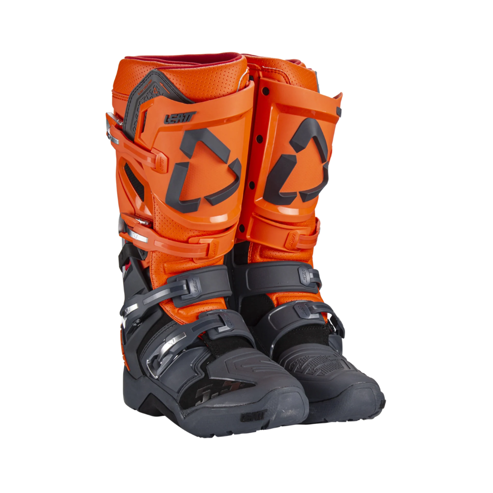 Bota Flexlock Enduro 5.5 Laranja com Cinza - Leatt
