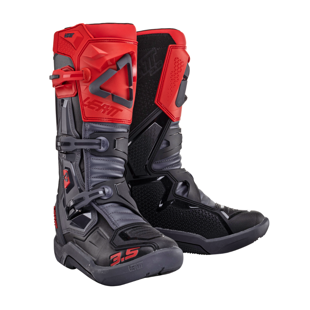 Bota Moto 3.5 Vermelho e Preto - Leatt