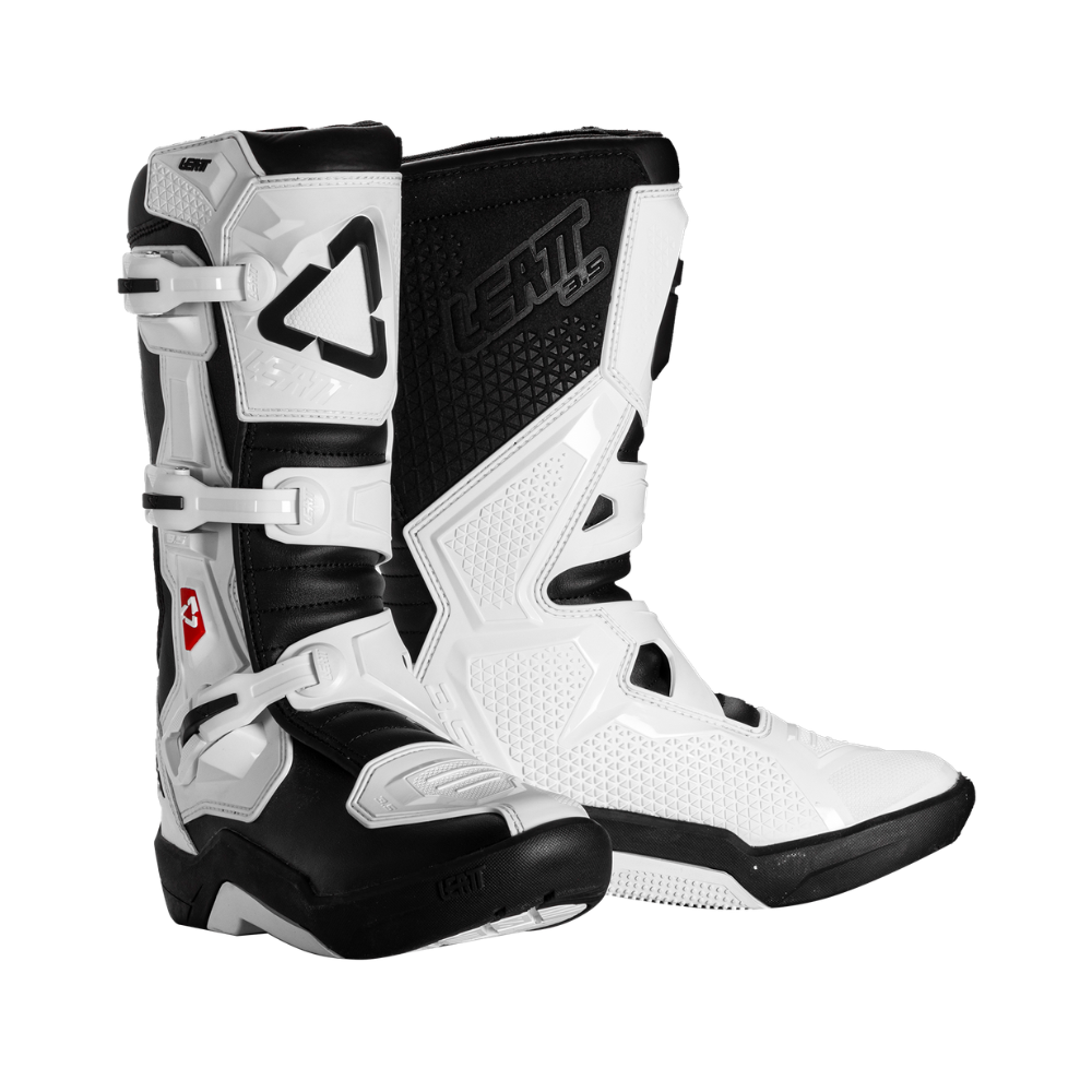 Bota Moto 3.5 Junior Branco e Preto - Leatt