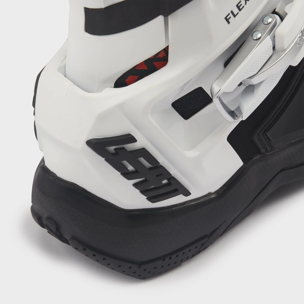 Bota FlexLock Evo 5.5 Branco com Laranja - Leatt