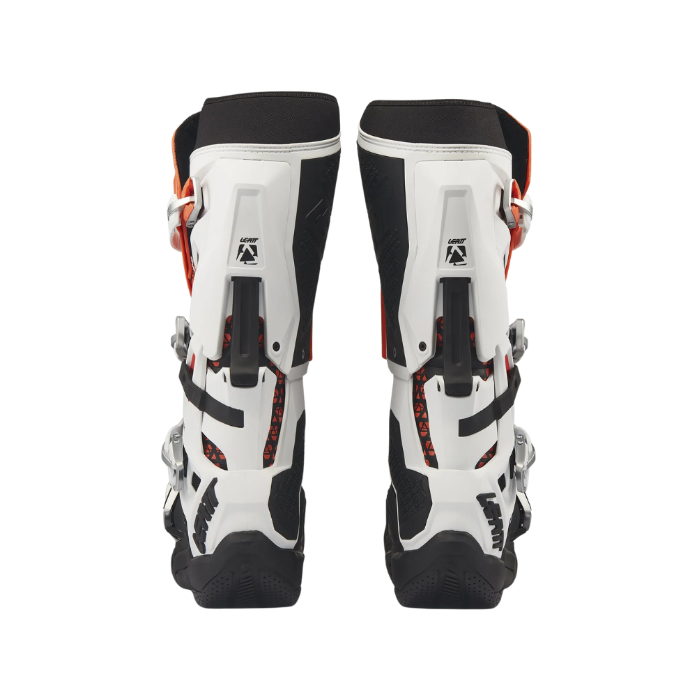 Bota FlexLock Evo 5.5 Branco com Laranja - Leatt