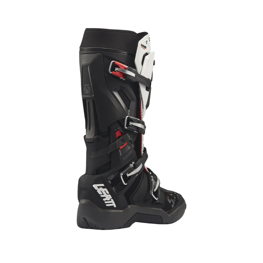 Bota FlexLock Enduro Evo 5.5 Preto com Branco - Leatt