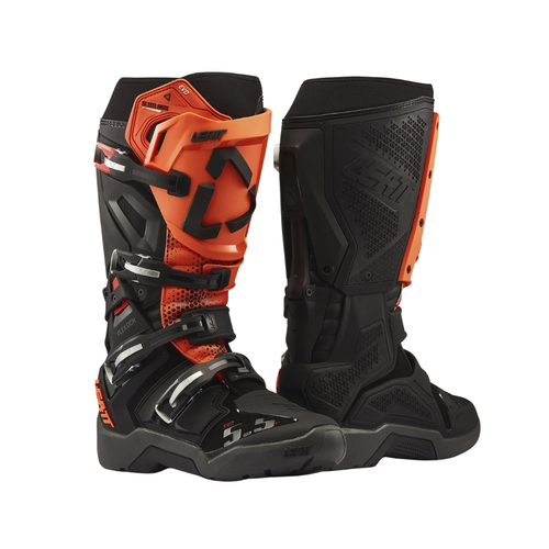 Bota FlexLock Enduro Evo 5.5 Preto com Laranja - Leatt