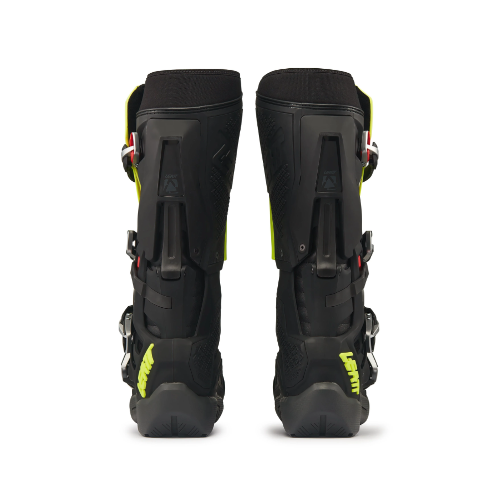 Bota FlexLock Enduro Evo 5.5 Preto com Amarelo Neon - Leatt