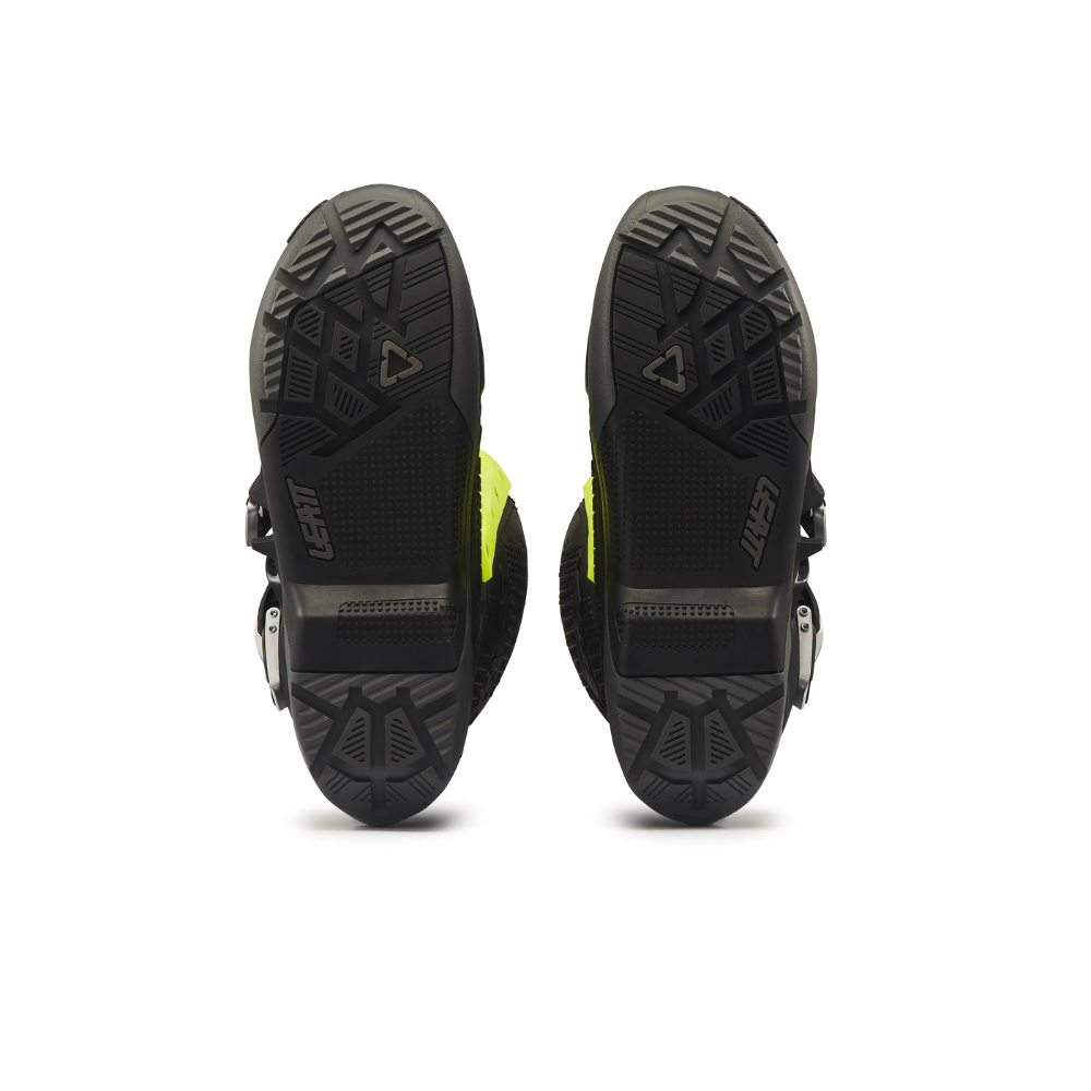 Bota FlexLock Enduro Evo 5.5 Preto com Amarelo Neon - Leatt