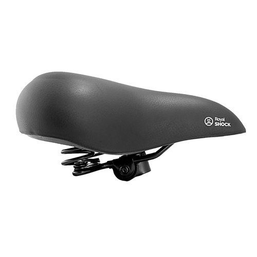 Banco MTB Selim Gel New Shock Com Molas e Carrinho Preto - Selle Royal