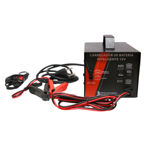 Carregador de Bateria 12V 3A - Vedamotors