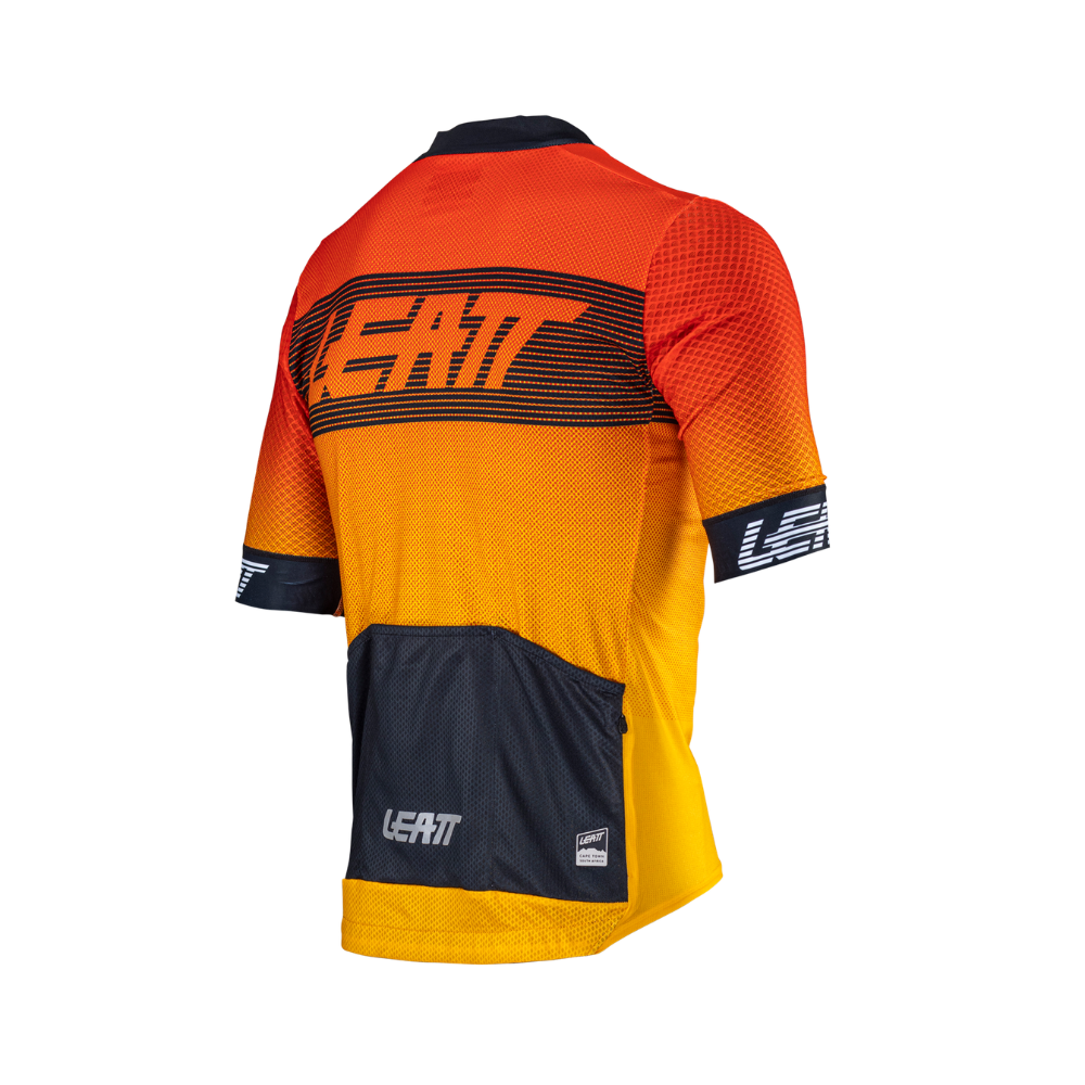 Camisa Mtb Endurance 6.0 Laranja e Amarelo - Leatt