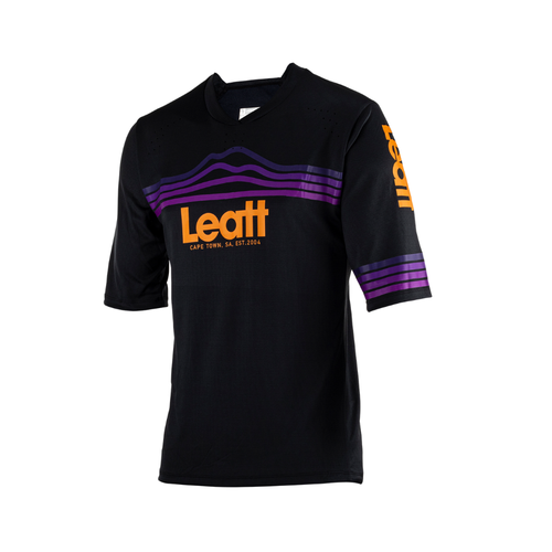 Camisa Mtb Enduro 3.0 Preto e Roxo - Leatt
