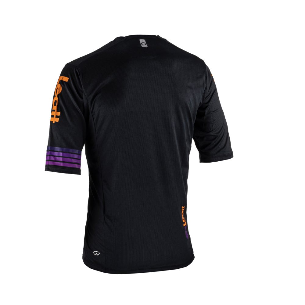 Camisa Mtb Enduro 3.0 Preto e Roxo - Leatt