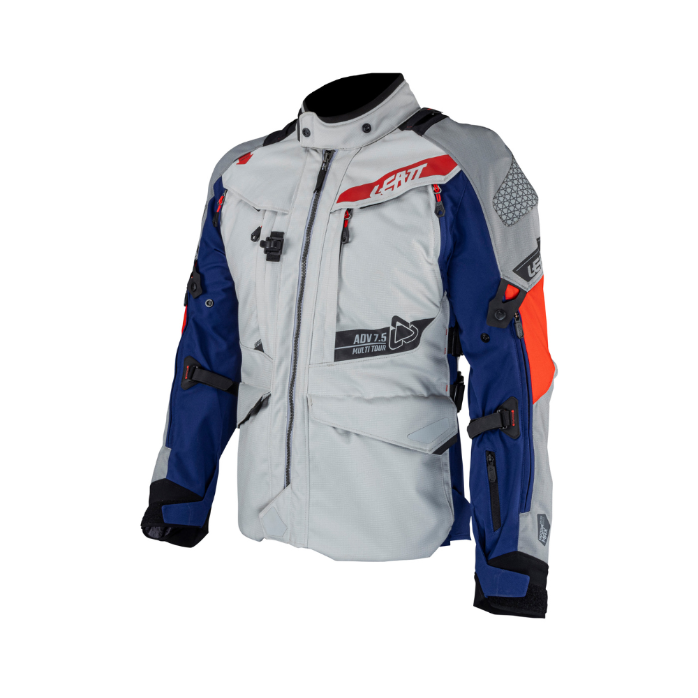 Jaqueta Adventure Multitour 7.5 Cinza e Azul - Leatt