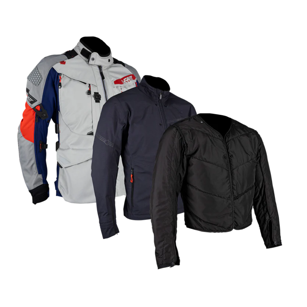 Jaqueta Adventure Multitour 7.5 Cinza e Azul - Leatt