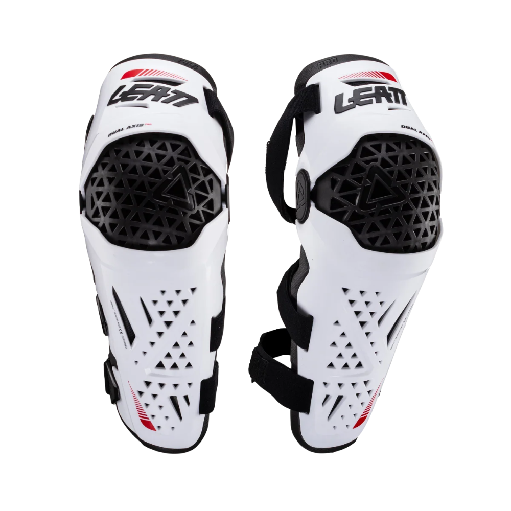Joelheira Dual Axis Pro Branco - Leatt