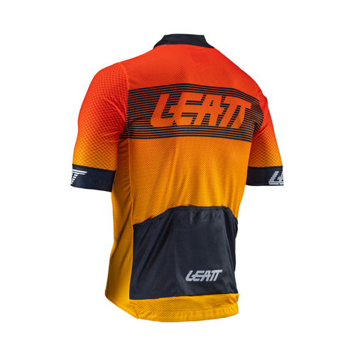 Camisa Mtb Endurance 6.0 Laranja e Amarelo - Leatt