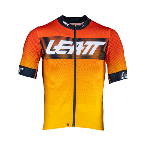 Camisa Mtb Endurance 6.0 Laranja e Amarelo - Leatt