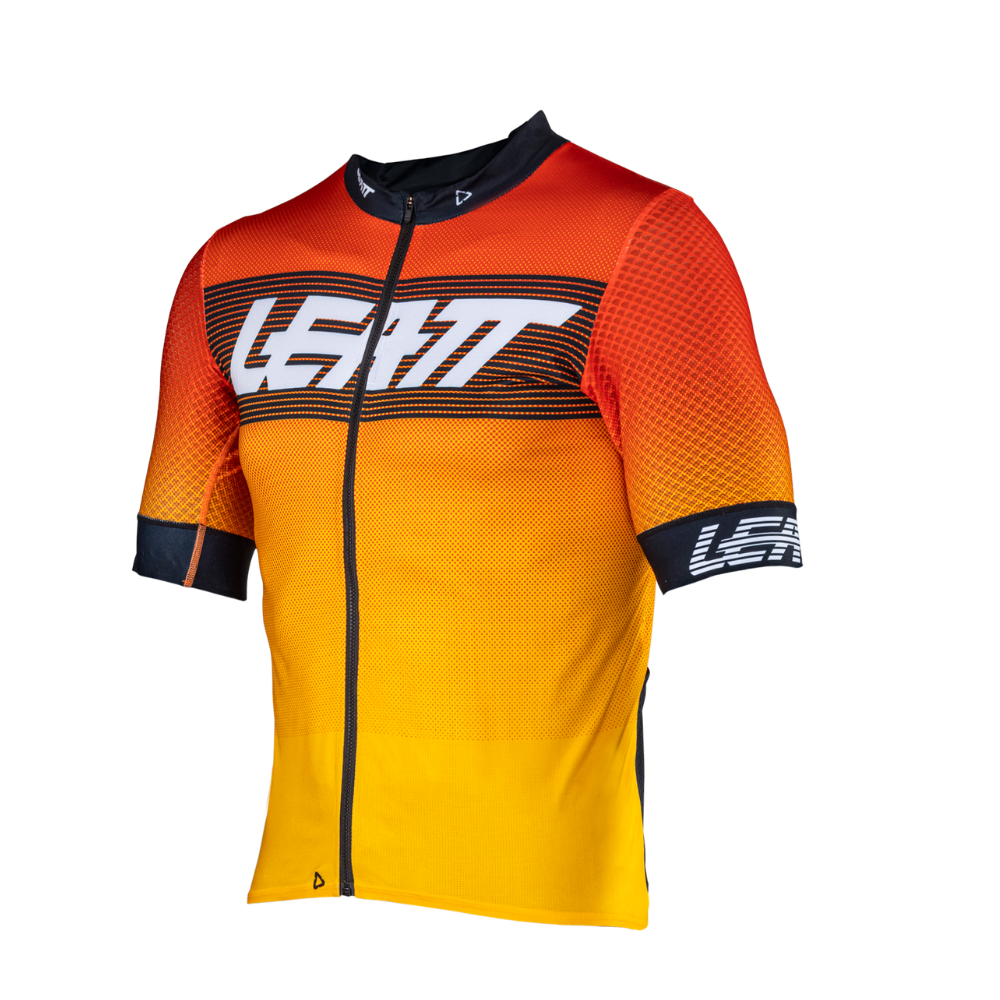 Camisa Mtb Endurance 6.0 Laranja e Amarelo - Leatt