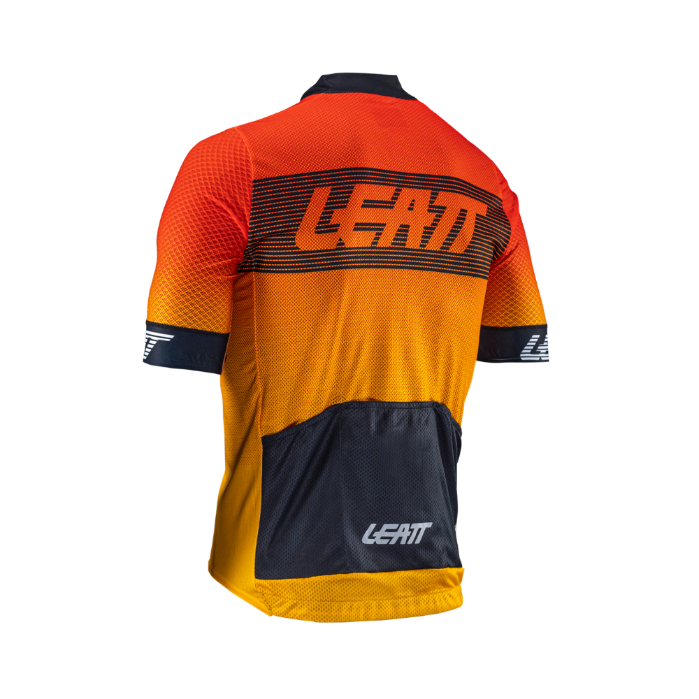 Camisa Mtb Endurance 6.0 Laranja e Amarelo - Leatt