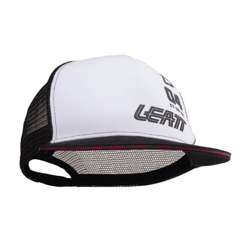 Boné Trucker Branco e Preto - Leatt