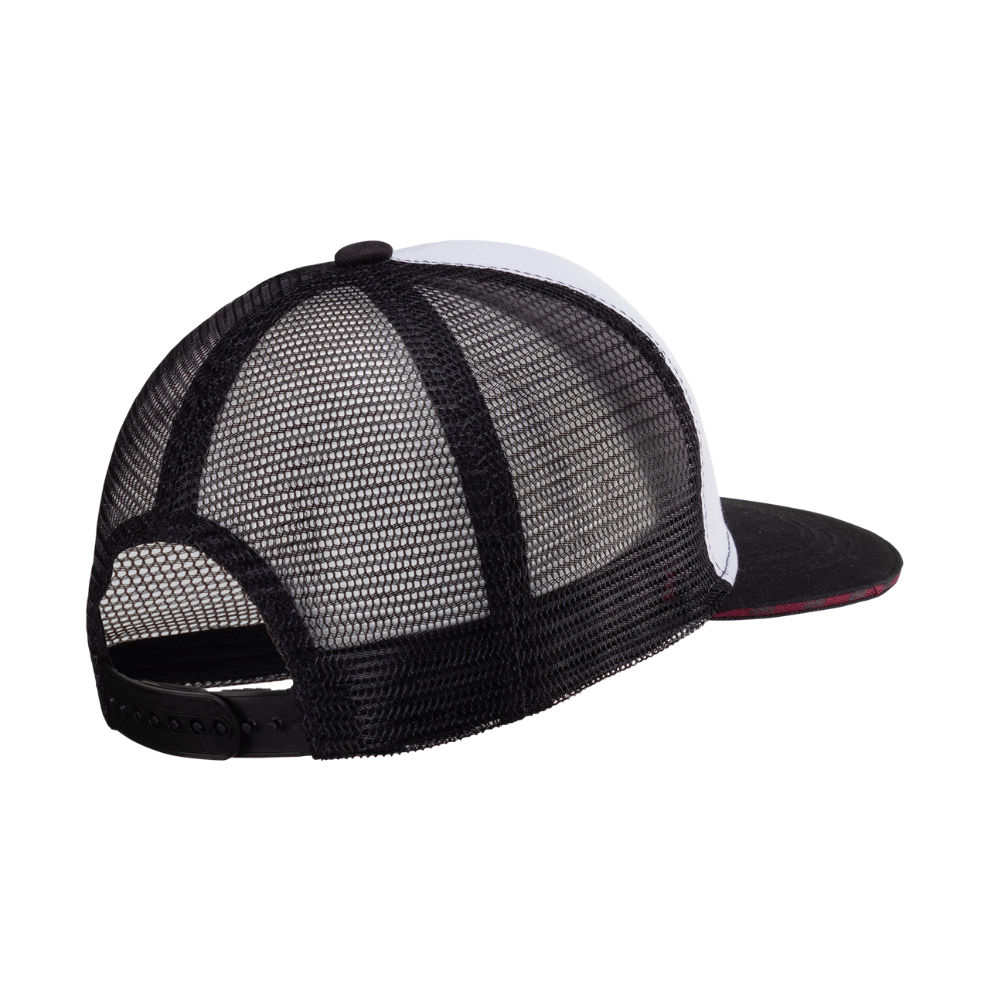 Boné Trucker Branco e Preto - Leatt