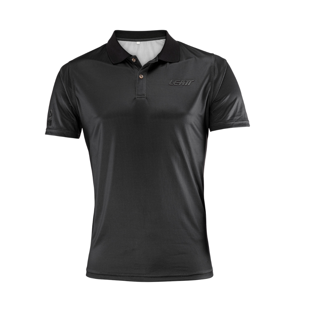 Camisa Polo Manga Curta Preto - Leatt
