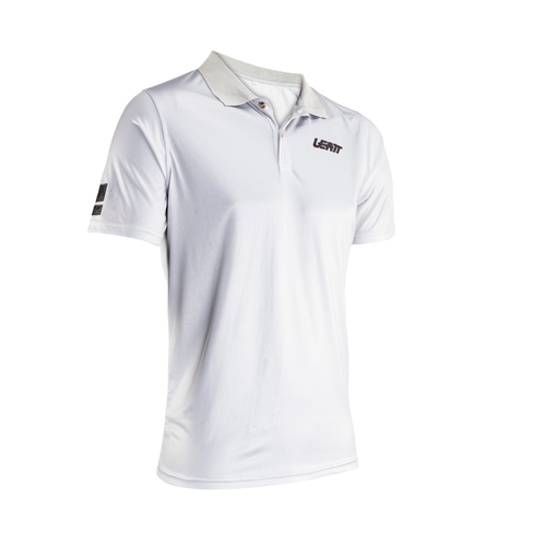 Camisa Polo Manga Curta Cinza - Leatt