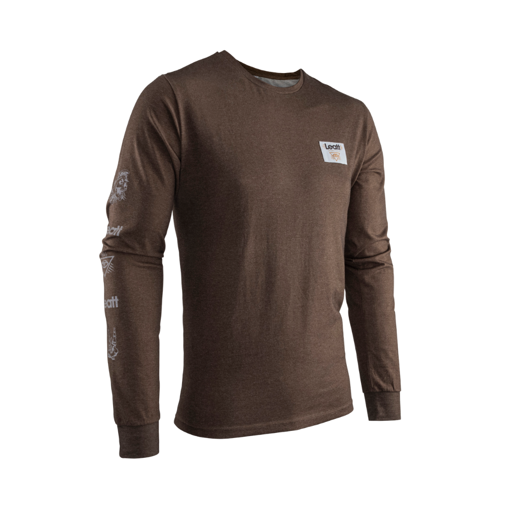 Camiseta Manga Longa Marrom - Leatt