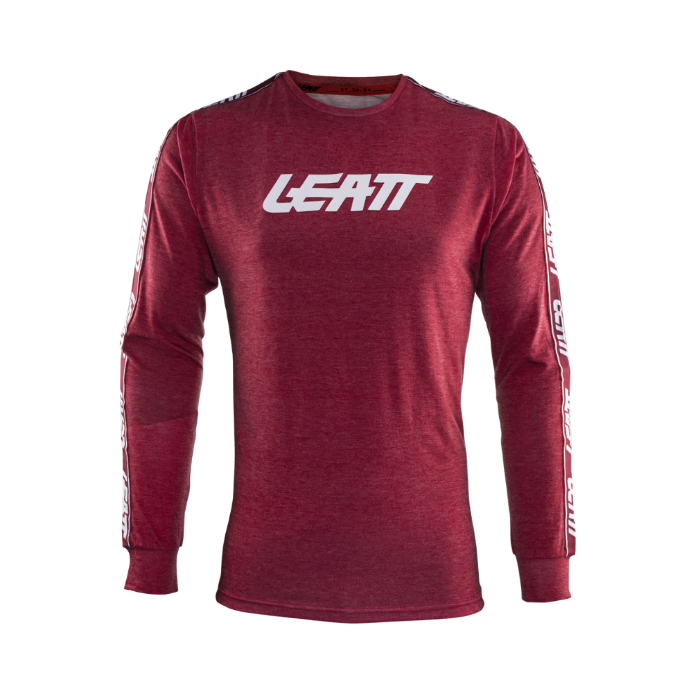 Camiseta Premium Manga Longa Bordo - Leatt