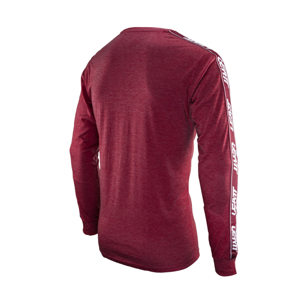 Camiseta Premium Manga Longa Bordo - Leatt