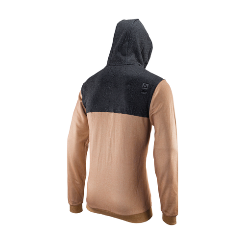 Moletom Com Ziper Leatt Areia/Preto - Leatt