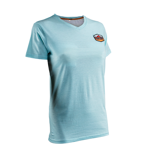 Camiseta Premium Feminino Azul Claro - Leatt