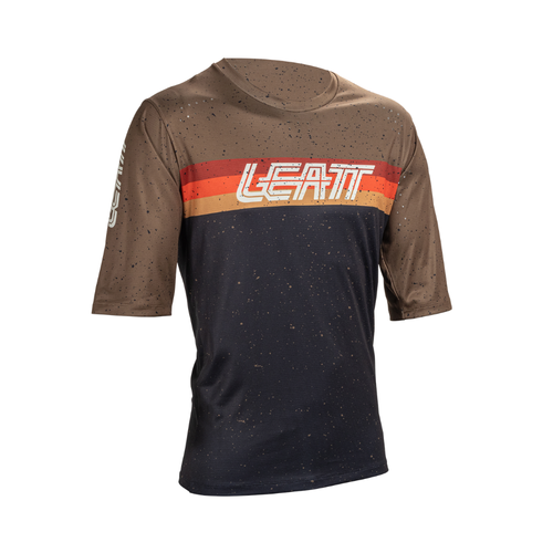 Camisa Mtb Enduro 3.0 Preto e Marrom - Leatt