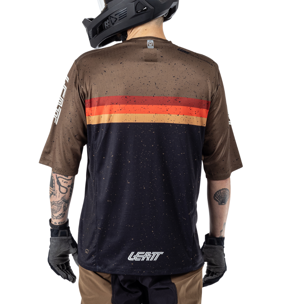 Camisa Mtb Enduro 3.0 Preto e Marrom - Leatt