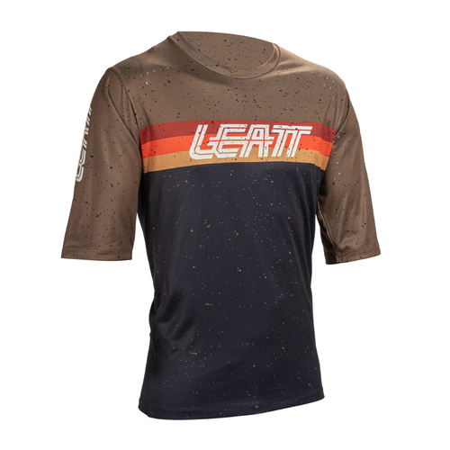 Camisa Mtb Enduro 3.0 Preto e Marrom - Leatt