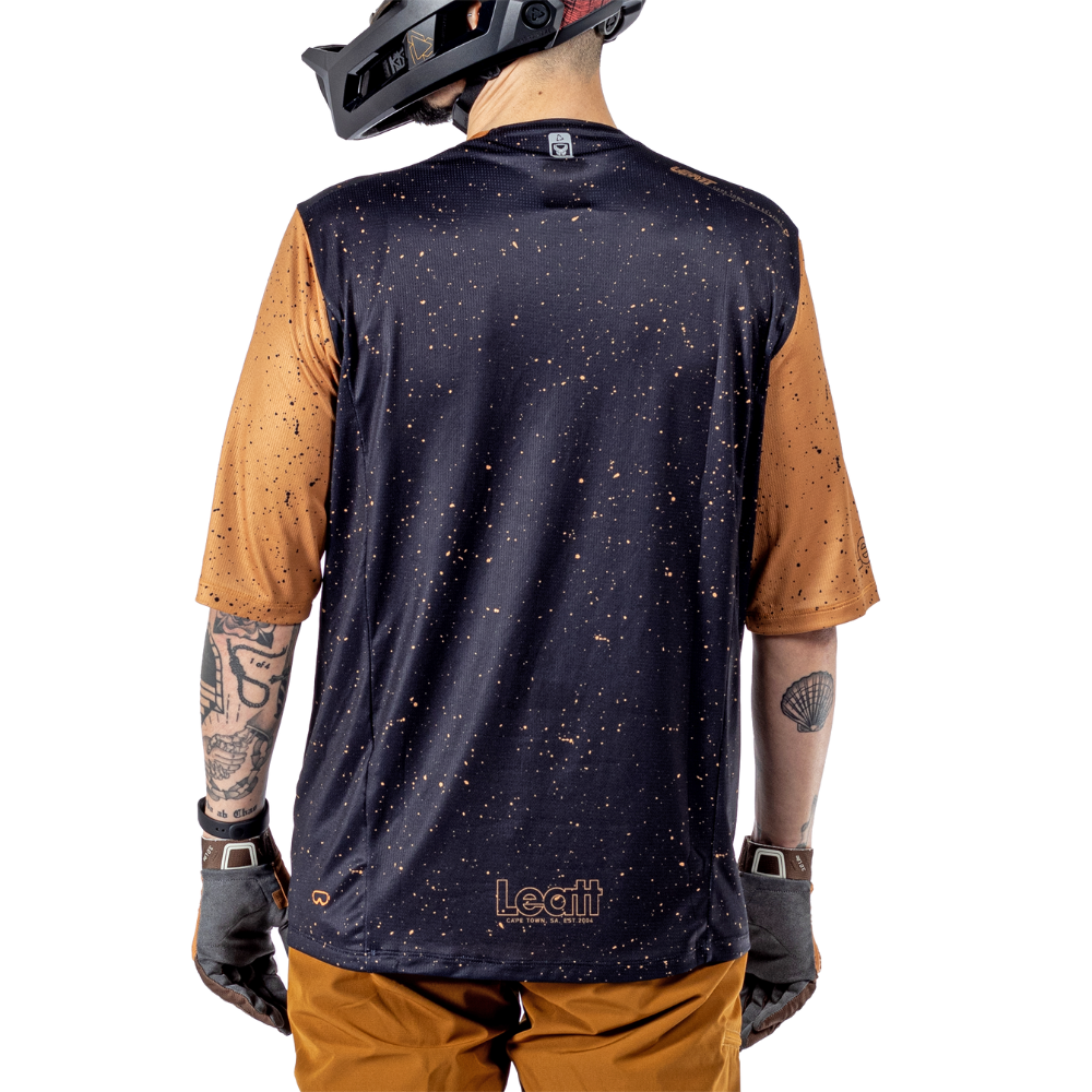 Camisa Mtb Enduro 3.0 Marrom e Preto - Leatt