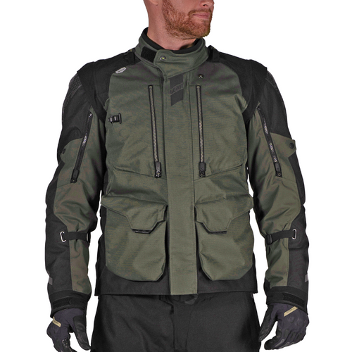Jaqueta Adventure Multitour 5.5 Verde e Preto  - Leatt