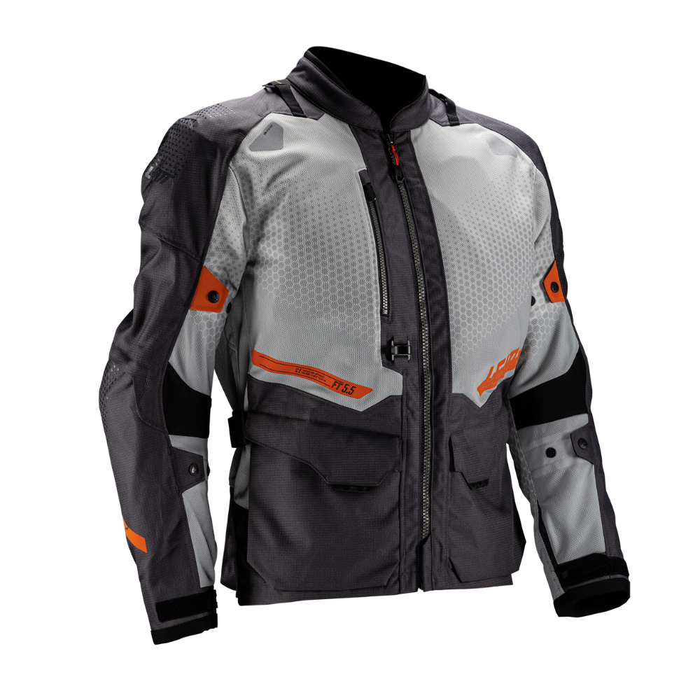 Jaqueta Adventure Flowtour 5.5 Cinza e Preto - Leatt